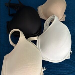 Cacique Women's Bras - Black, White, and Cream